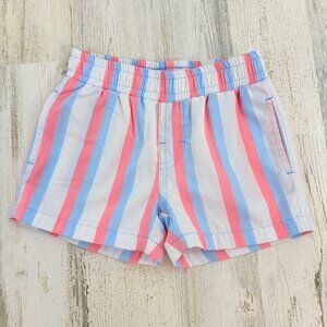 Beaufort Bonnet Company Sheffield Shorts New River Nautical Stripe Red White 4T
